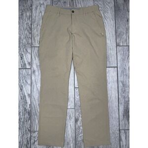 Under Armour Khaki‎ Golf Pants Mens Size 30x30 Brown Zip